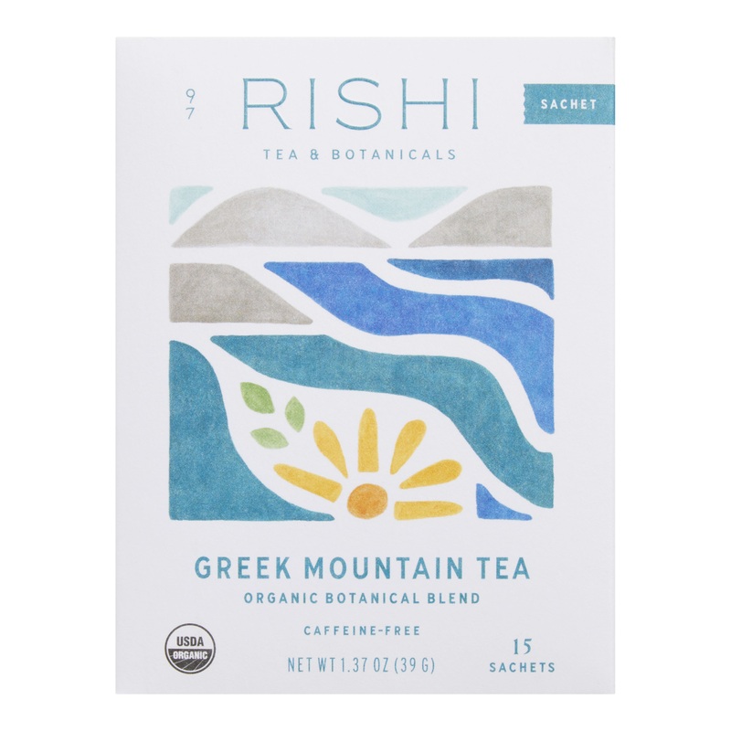 Rishi Greek Mountain Herbal Tea 15 Count