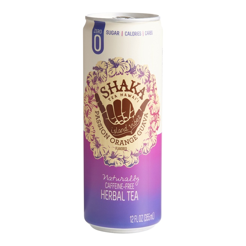 Shaka Passion Orange Guava Herbal Iced Tea Can