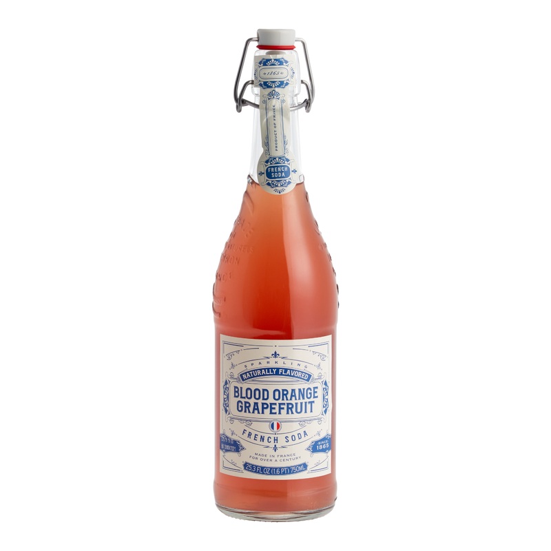 Sparkling Blood Orange Grapefruit French Soda