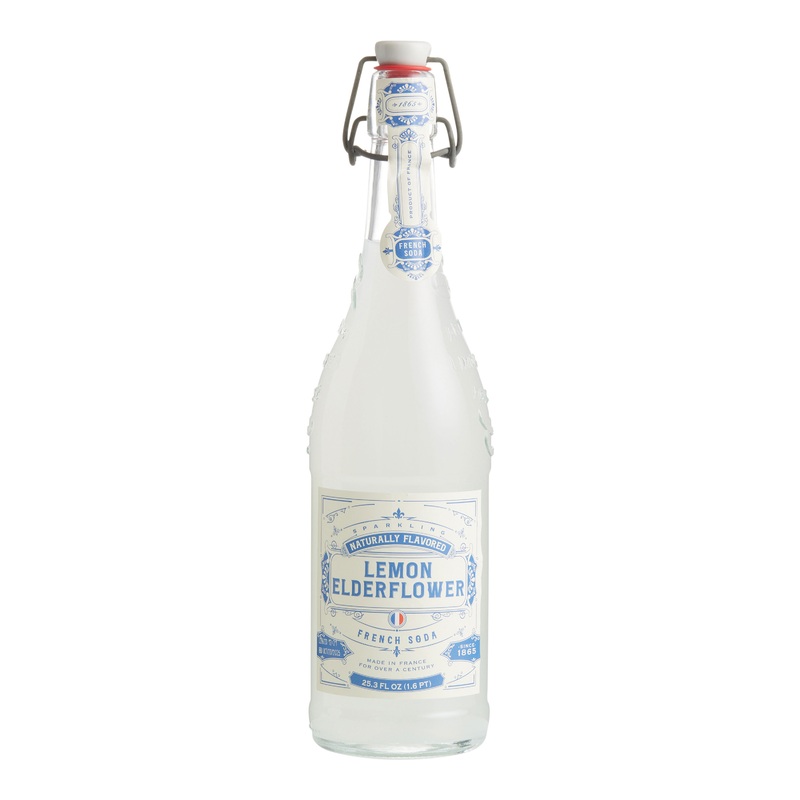 Sparkling Lemon Elderflower French Soda