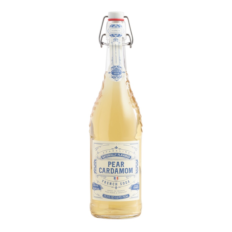 Sparkling Pear Cardamom French Soda