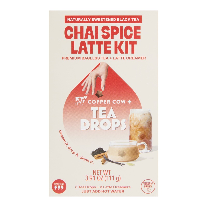 Tea Drops & Copper Cow Chai Spice Latte Kit