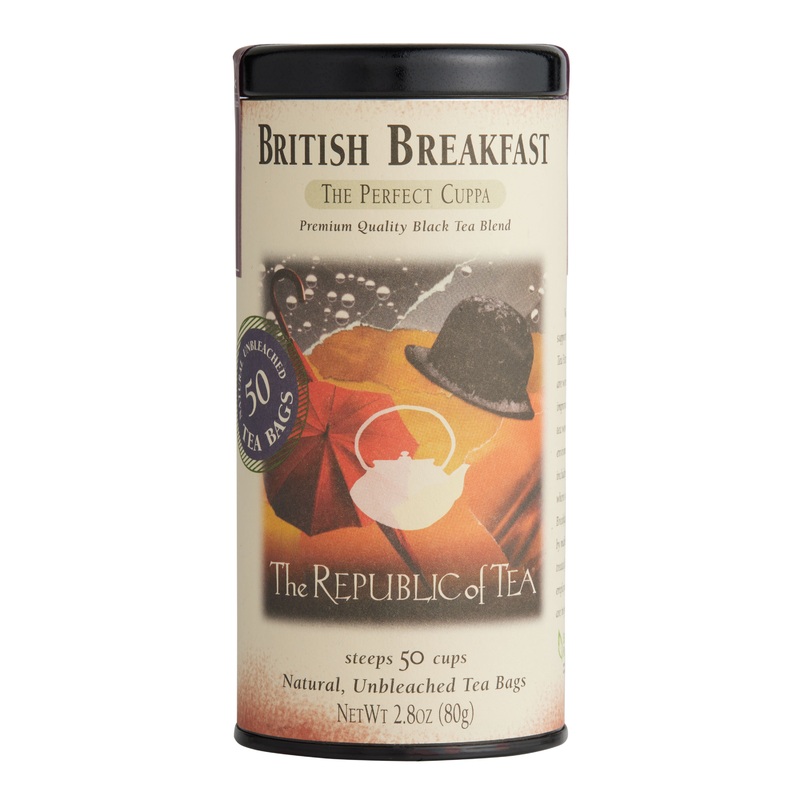 The Republic of Tea British Breakfast Black Tea 50 Count