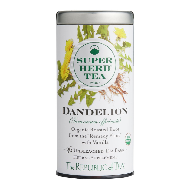 The Republic of Tea SuperHerb Organic Dandelion Tea 36 Count