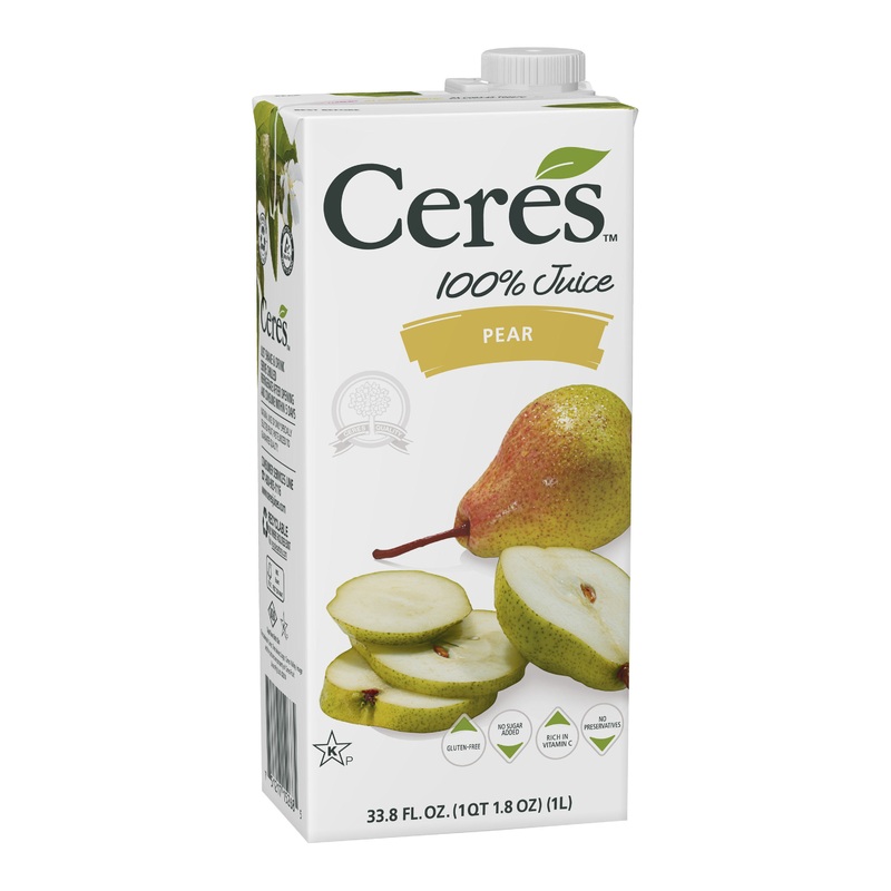 Ceres Pear Fruit Juice Set Of 2