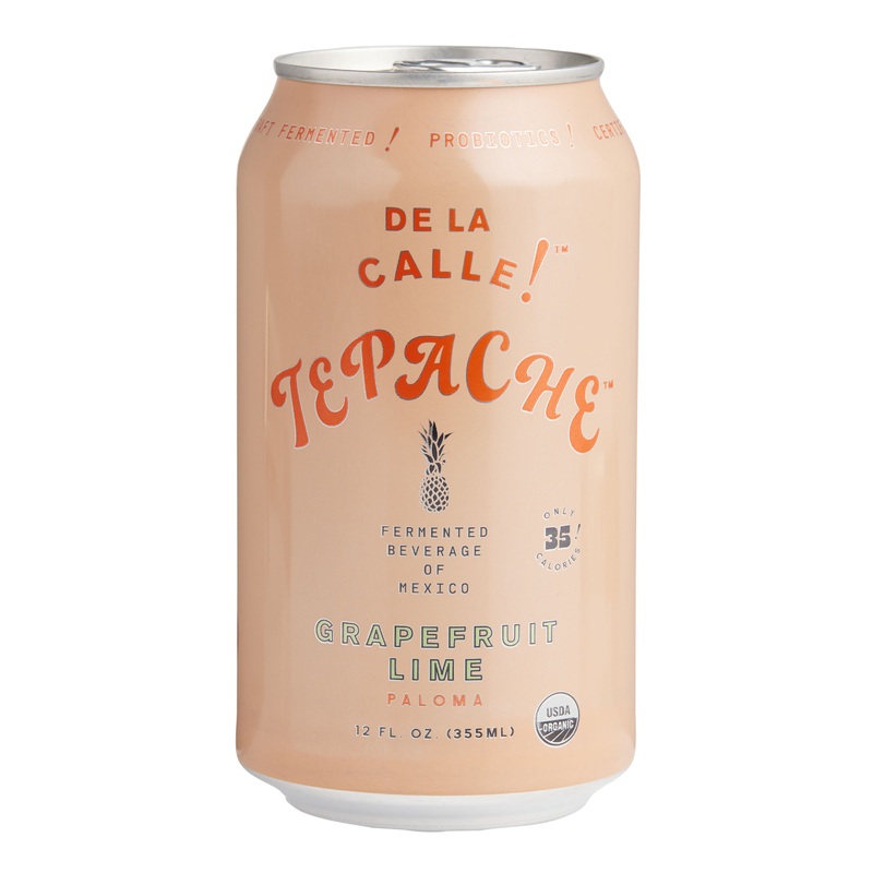 De La Calle Tepache Grapefruit Lime Carbonated Drink