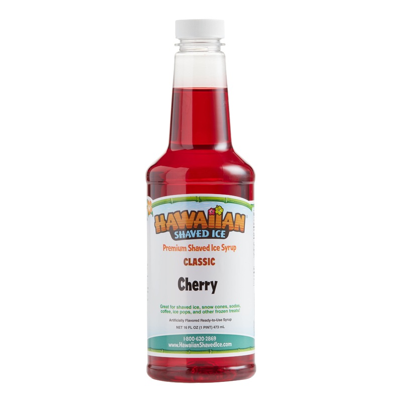 Hawaiian Shaved Ice Cherry Syrup