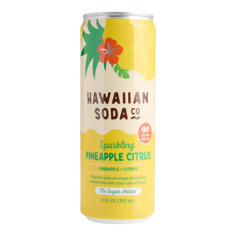 Hawaiian Soda Co. Sparkling Pineapple Citrus Soda
