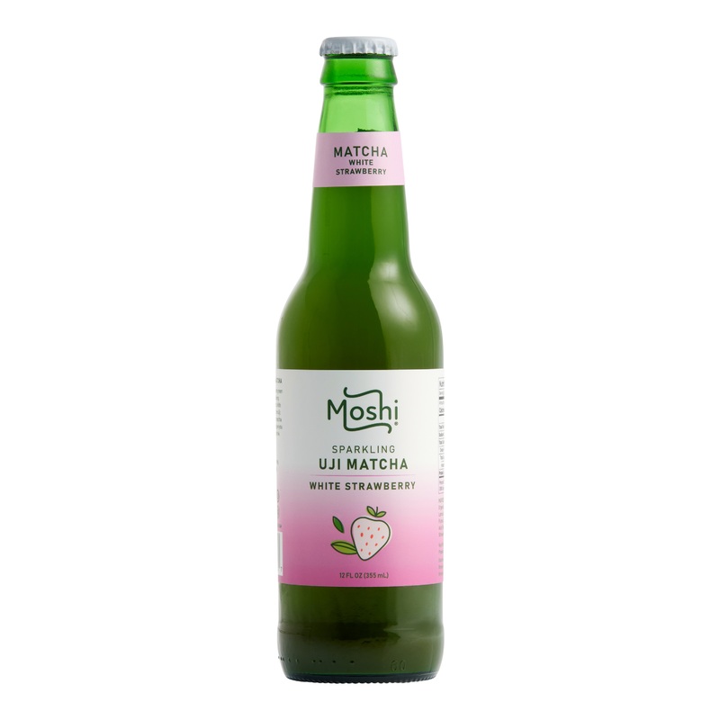 Moshi Uji Matcha White Strawberry Sparkling Beverage