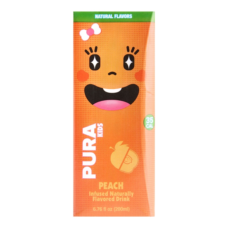 Pura Kids Peach Flavored Drink Box