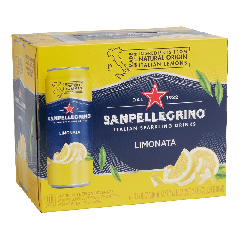Sanpellegrino Limonata Sparkling Drink 6 Pack