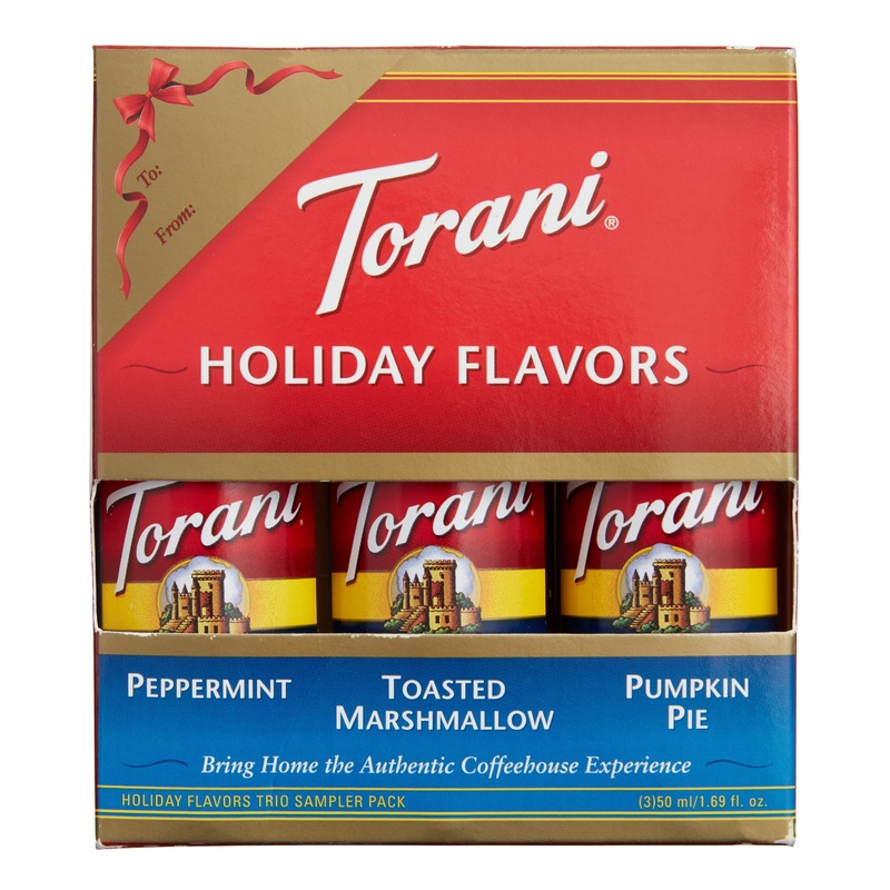 Torani Mini Holiday Syrup Sampler 3 Pack