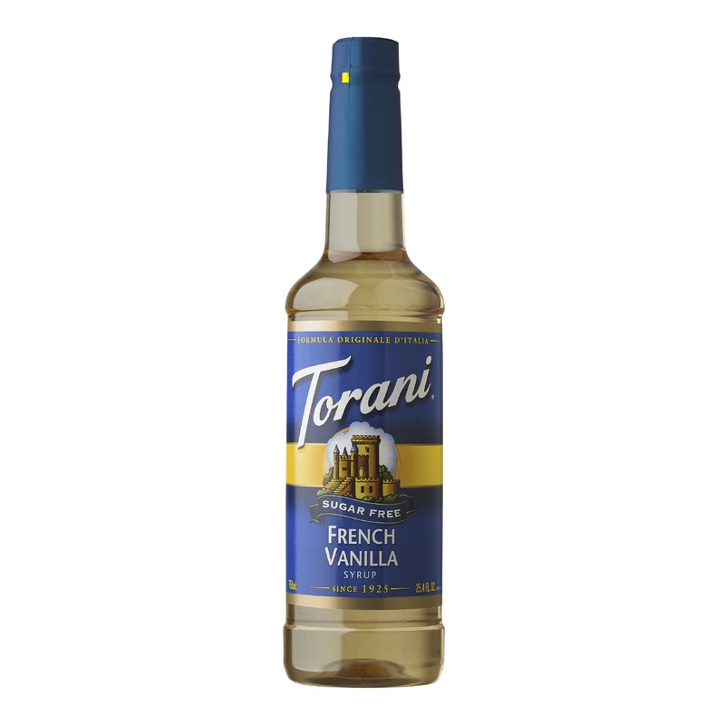 Torani Sugar Free French Vanilla Syrup Plastic Bottle
