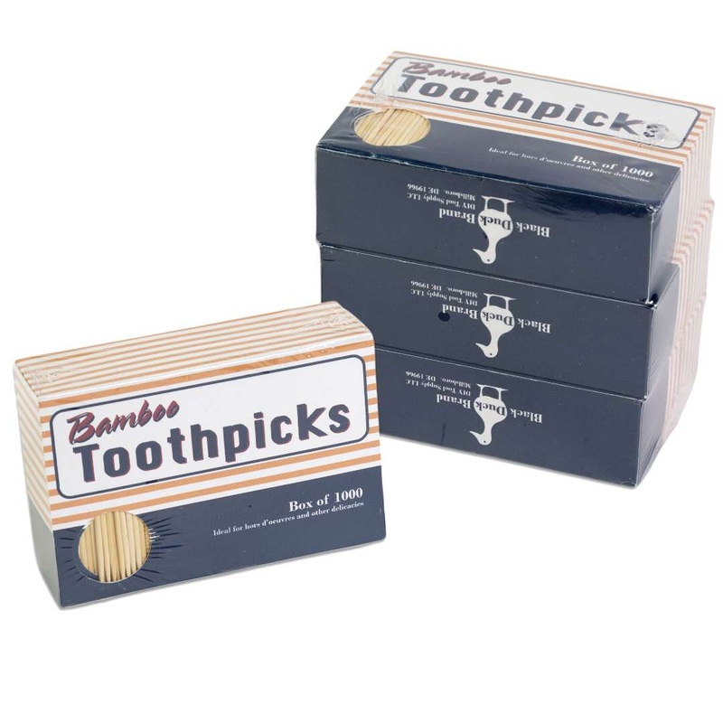 Bamboo Toothpicks – 1000 Count