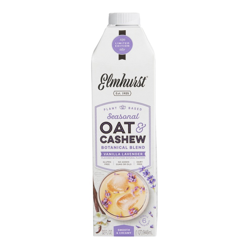 Elmhurst Vanilla Lavender Oat and Cashew Creamer