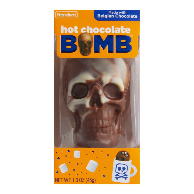 Frankford Skull Milk Chocolate Hot Cocoa Bomb Set Of 2