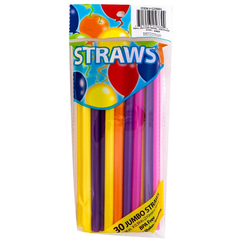 Jumbo Straws – 30 Count