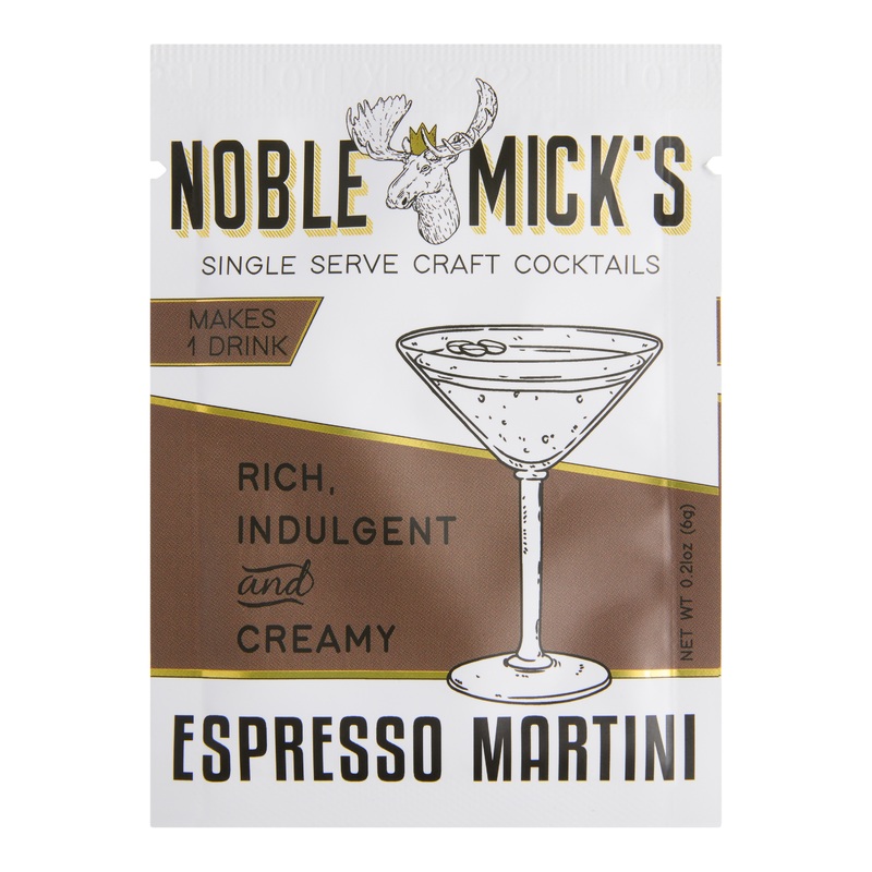 Noble Mick’s Espresso Martini Single Serve Cocktail Mix