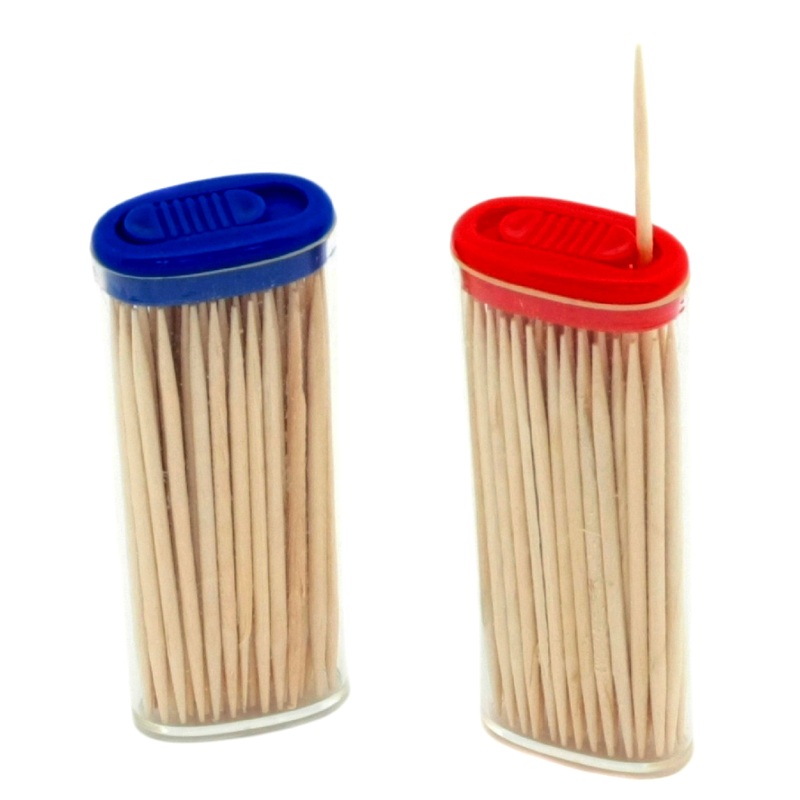 Pocket Toothpicks – Bamboo, 120 Pack