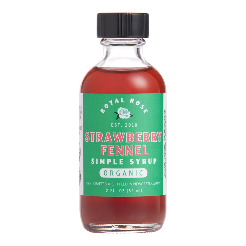 Royal Rose Mini Organic Strawberry Fennel Simple Syrup