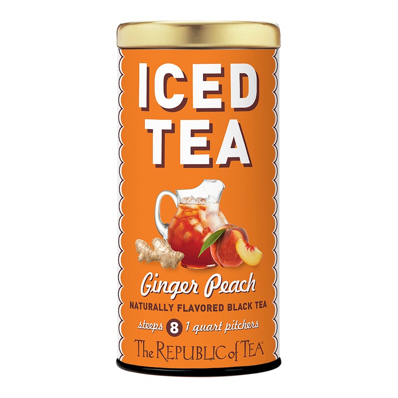 The Republic of Tea Ginger Peach Iced Tea 8 Count