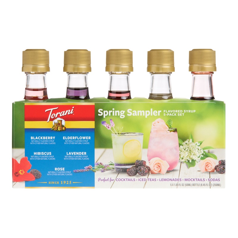 Torani Mini Spring Syrup Sampler 5 Pack