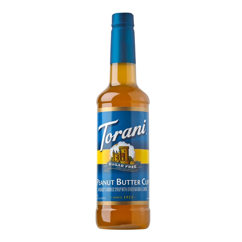Torani Sugar Free Peanut Butter Cup Syrup Plastic Bottle