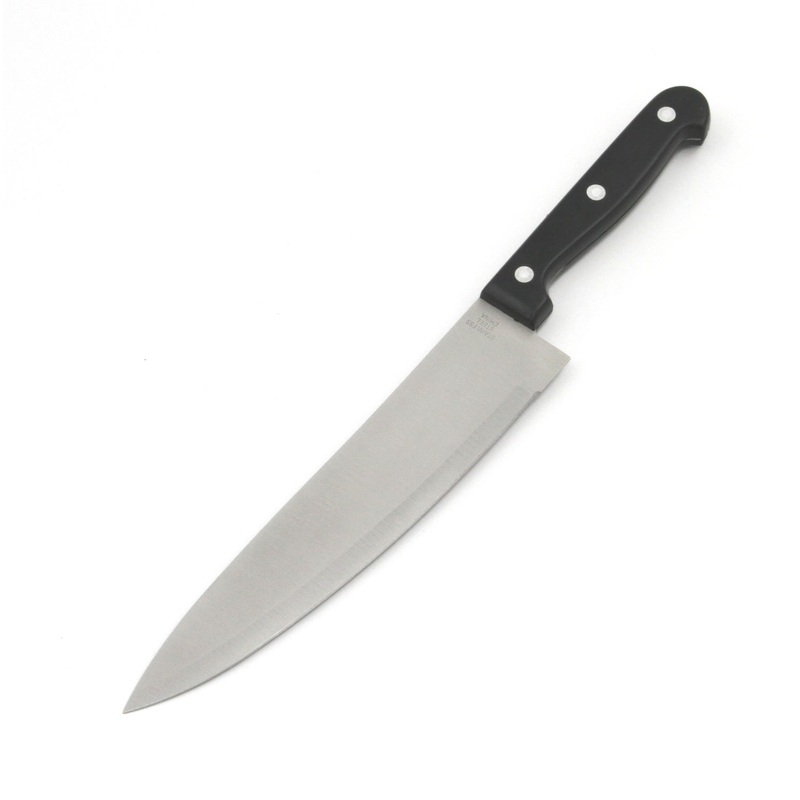 8″ Chef Knife – Black Handle