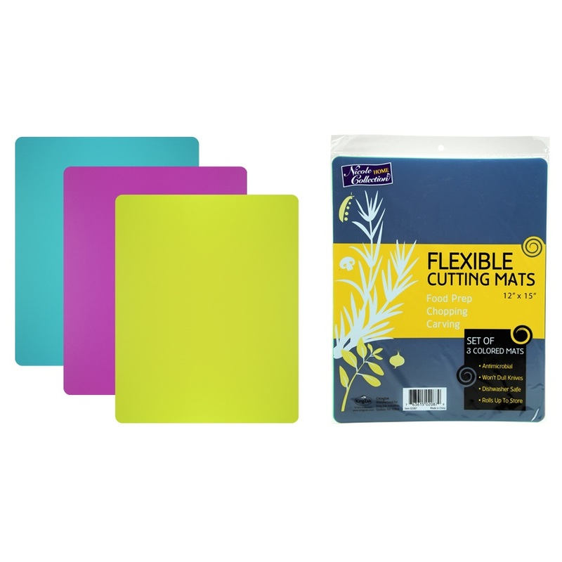 Cutting Mats – Solid Colors, Flexible, 3-Packs