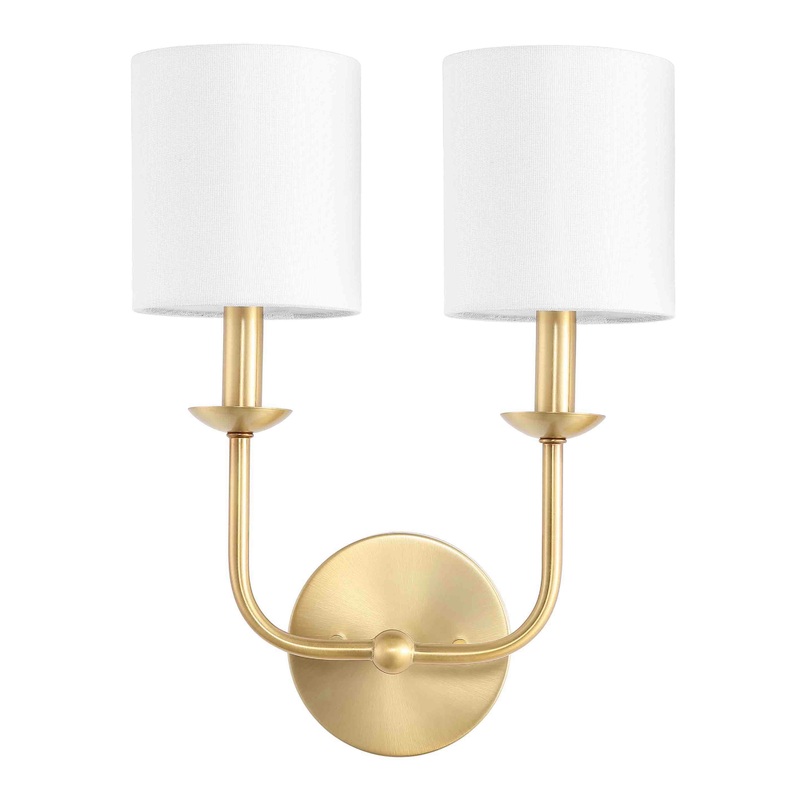 Ferrara Gold 2 Light Wall Sconce