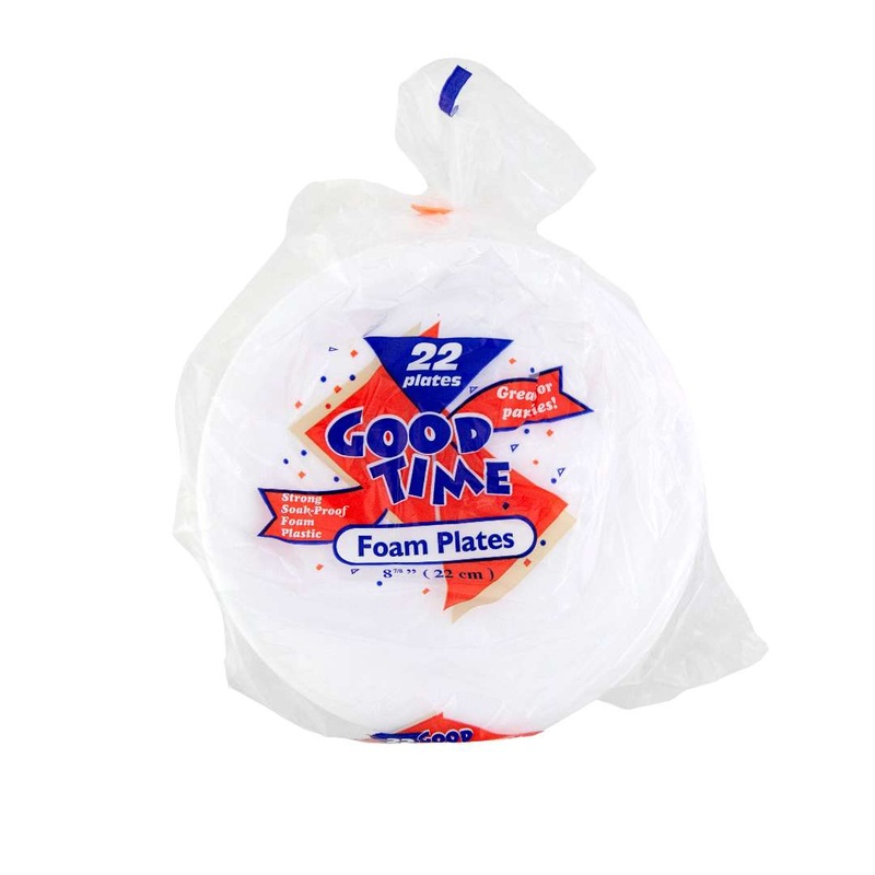 Foam Plates – 22 Pack