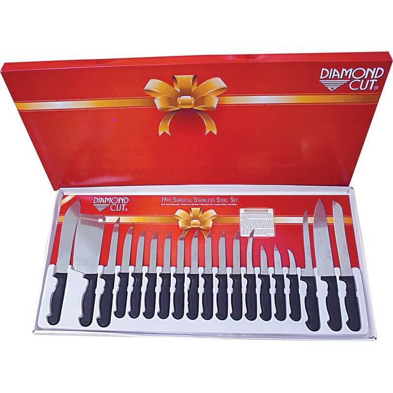 Knife Sets – Surgical Stainless Steel, 19 Piece