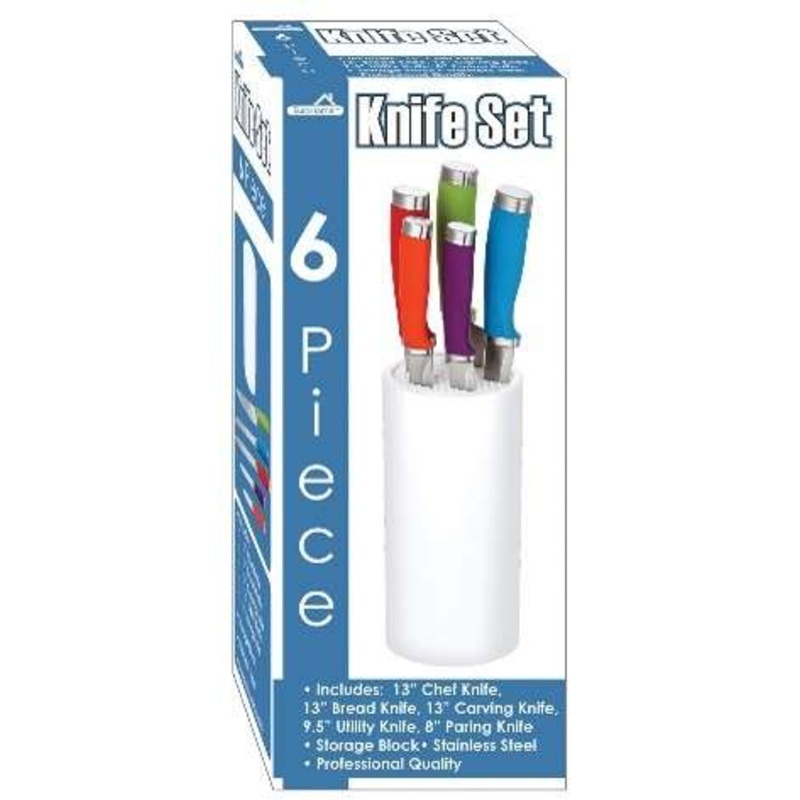 Knife Sets with Storage Block