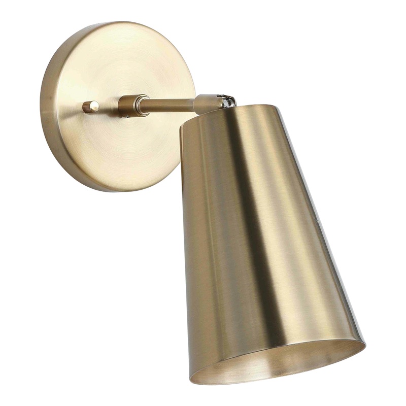 Leonardo Gold Metal Adjustable Wall Sconce