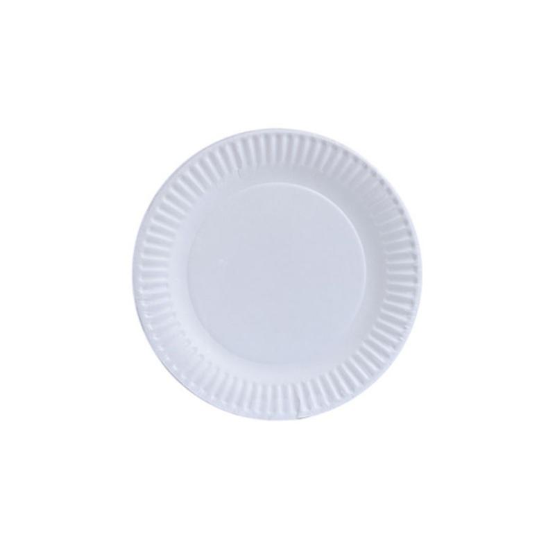 Paper Plates – White, 6 Inch, 80 Packs