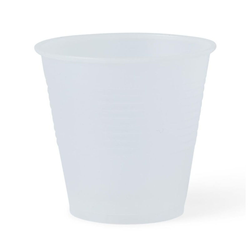 Plastic Drinking Cups – 5 oz, Translucent, 100 Pack