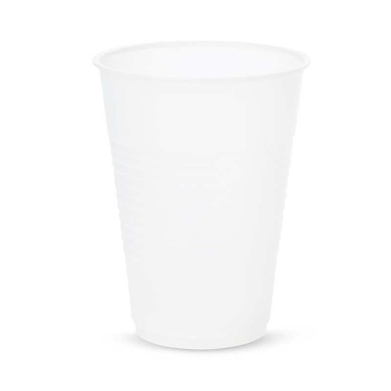 Plastic Drinking Cups – 9 oz, Translucent, 100 Pack