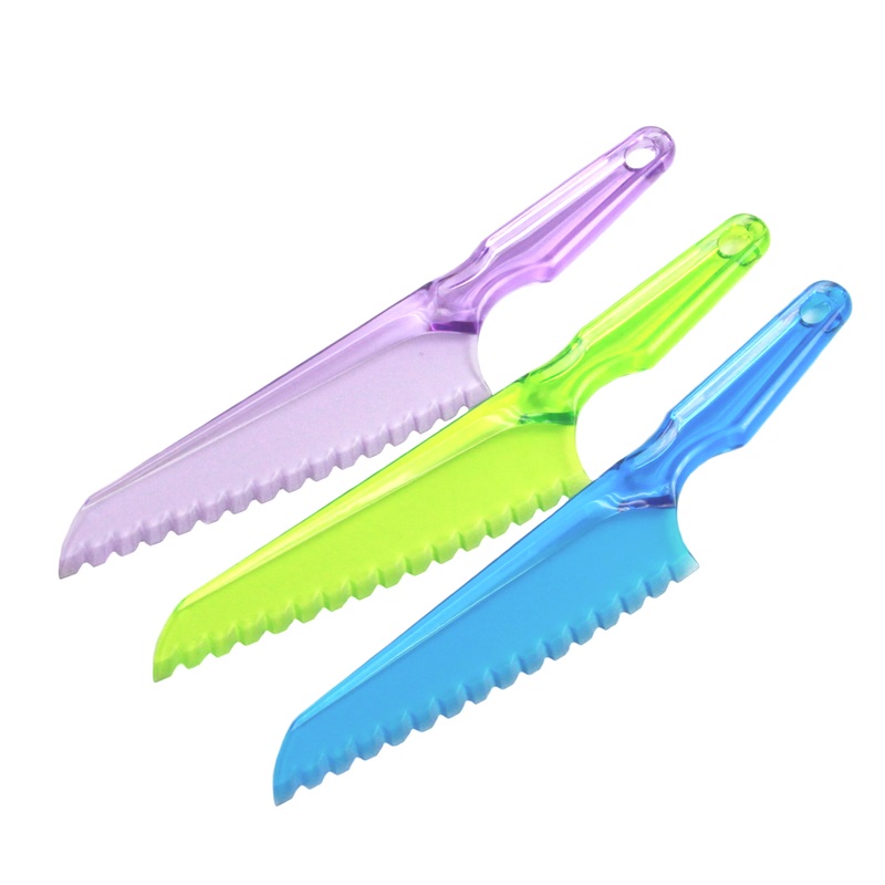Plastic Lettuce Knife – Assorted Colors, BPA free