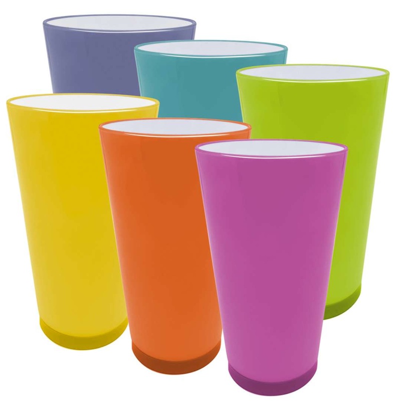 Plastic Tumblers – Assorted, 18.6 oz