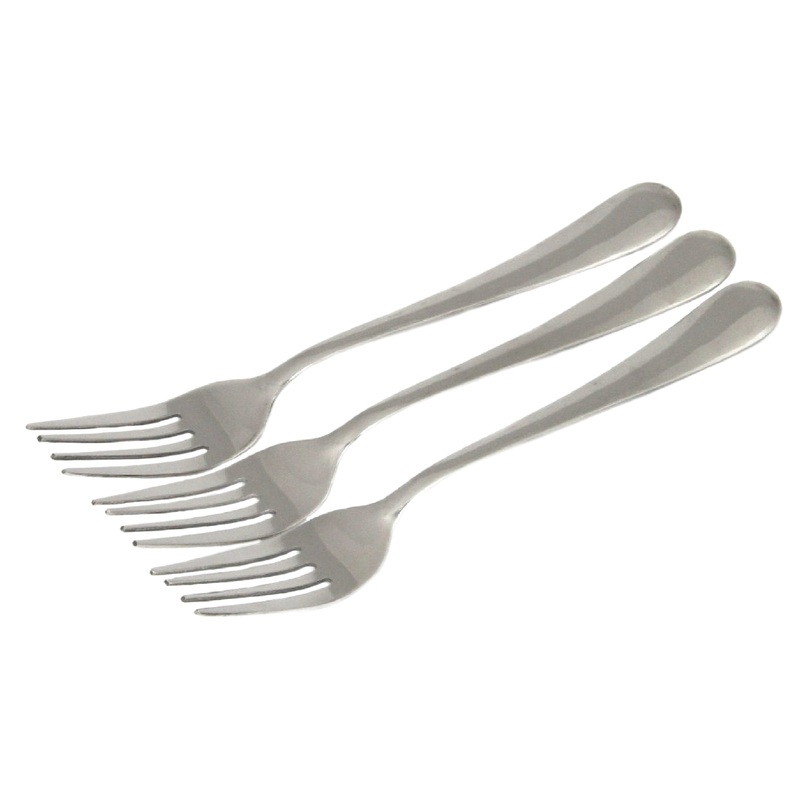 Stainless Steel Dinner Forks – 3 Pack