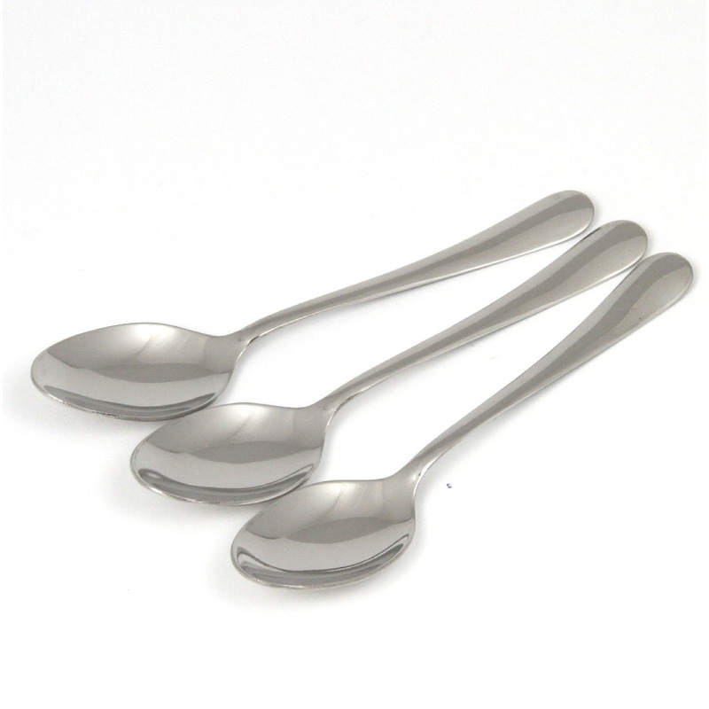 Stainless Steel Teaspoon Set – 3 Pack, 6″