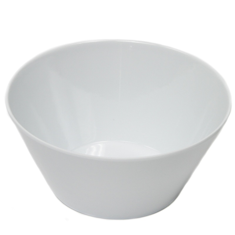 White Melamine Bowls – Round, 20 oz, 6″