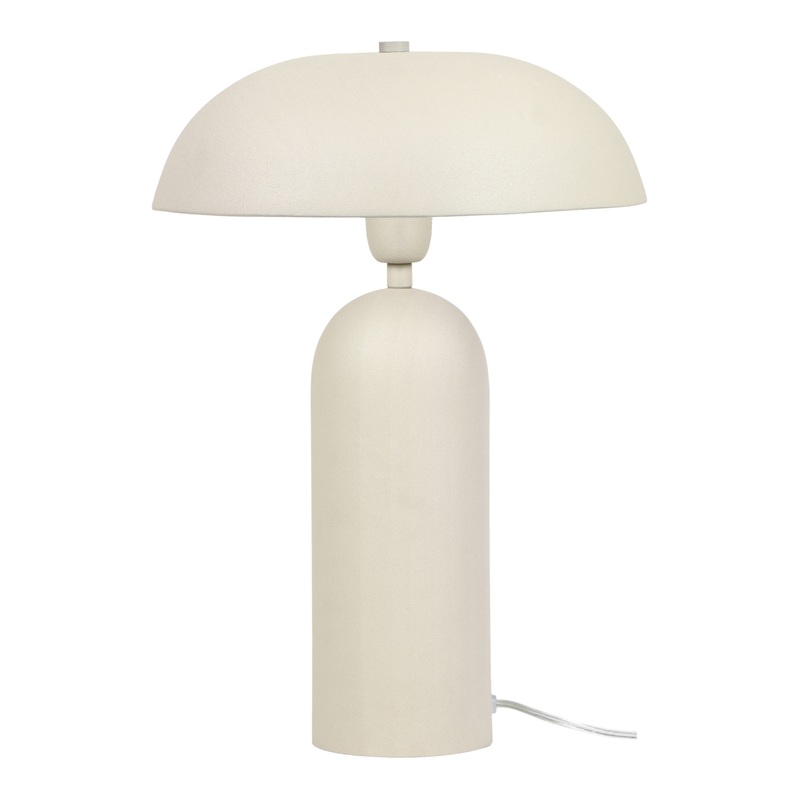 Araceli Taupe Metal Dome Table Lamp