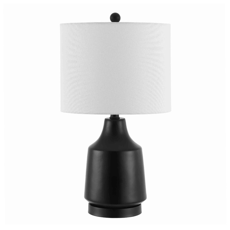 Atrius Gray Black Table Lamp