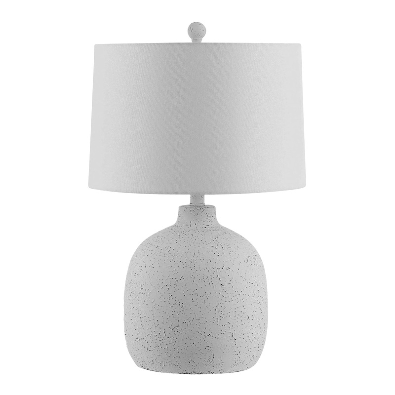Eveleri White Speckled Table Lamp