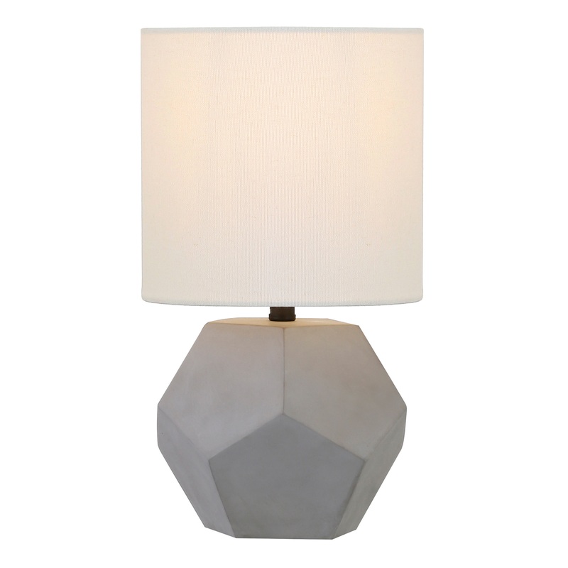 Fredo Geometric Concrete Accent Lamp