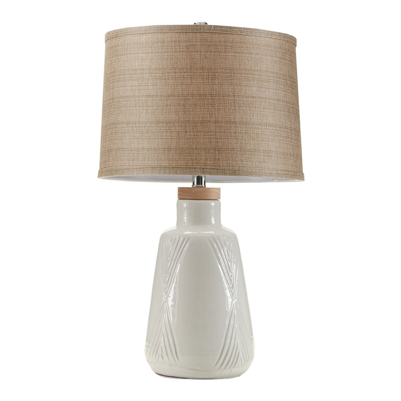 KT Ivory Ceramic Table Lamp