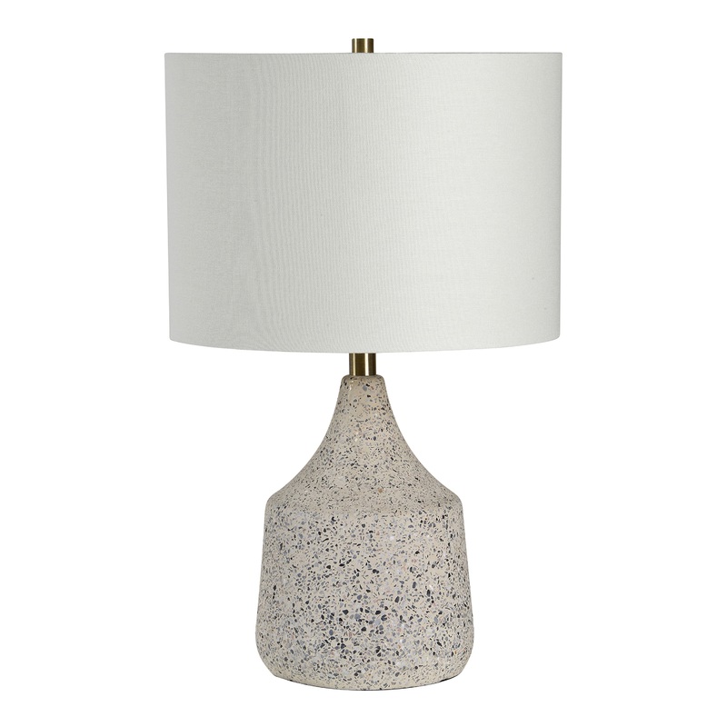 Longmere Beige Terrazzo Table Lamp