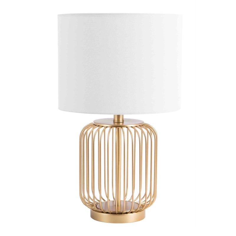Portlia Copper Birdcage Table Lamp Set Of 2