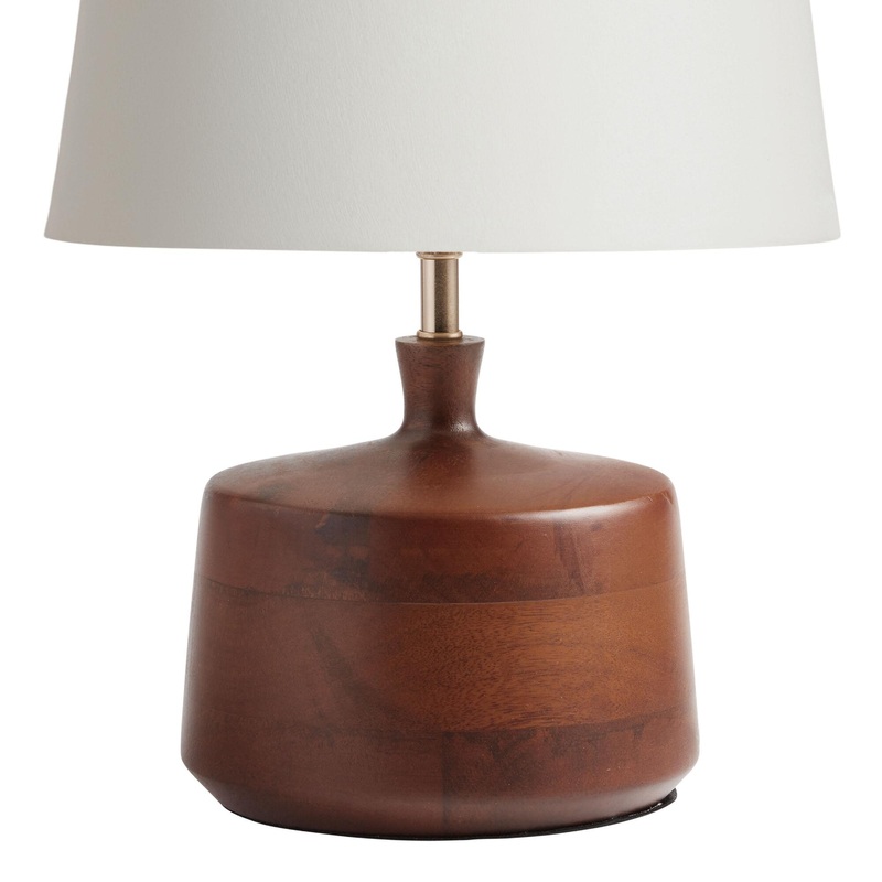 Taylor Walnut Wood Accent Lamp Base